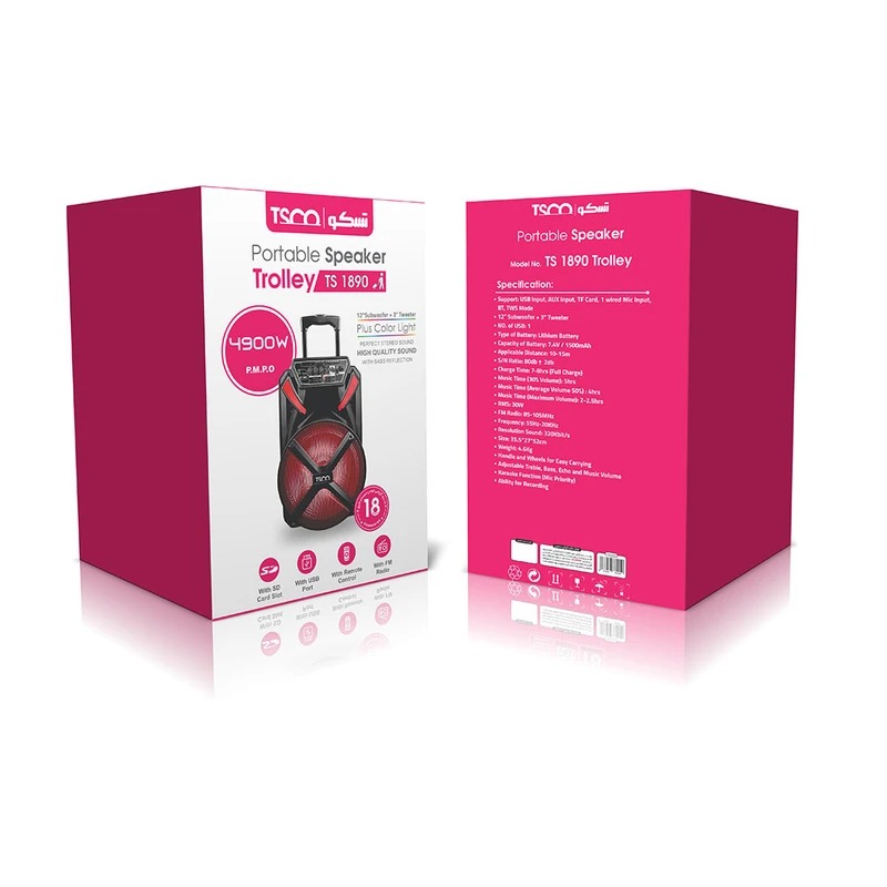 اسپیکر بلوتوثی تسکو1890