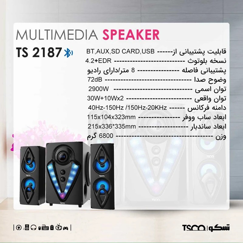 تسکو مدل TS 2187 تصویر 3